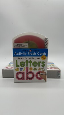 Wipe-Clean: Activity Flash Cards Letters : 26 Double-Sided Wipe-clean Flash...