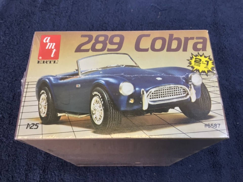 Vintage Sealed AMT ERTL Ford 1963 289 Cobra 1/25 Model Kit 6587 | eBay