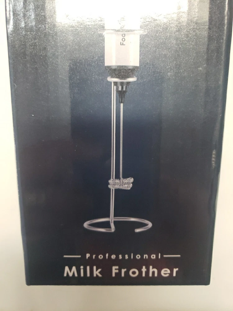 Milk Frother Electric Handheld Double Whisk Foam Coffee Rechargeable Foodville