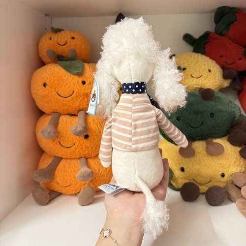 Jellycat Bundle (3): Beatnik Buddy Whippit, Poddle, Sausage Dog BNWT Retired HTF - Picture 10 of 10