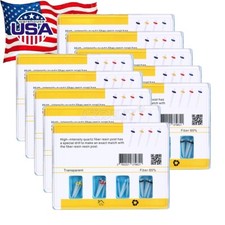 50 Box Dental Fiber Posts Screw Thread Glass & Drills Resin High-intensity AAA