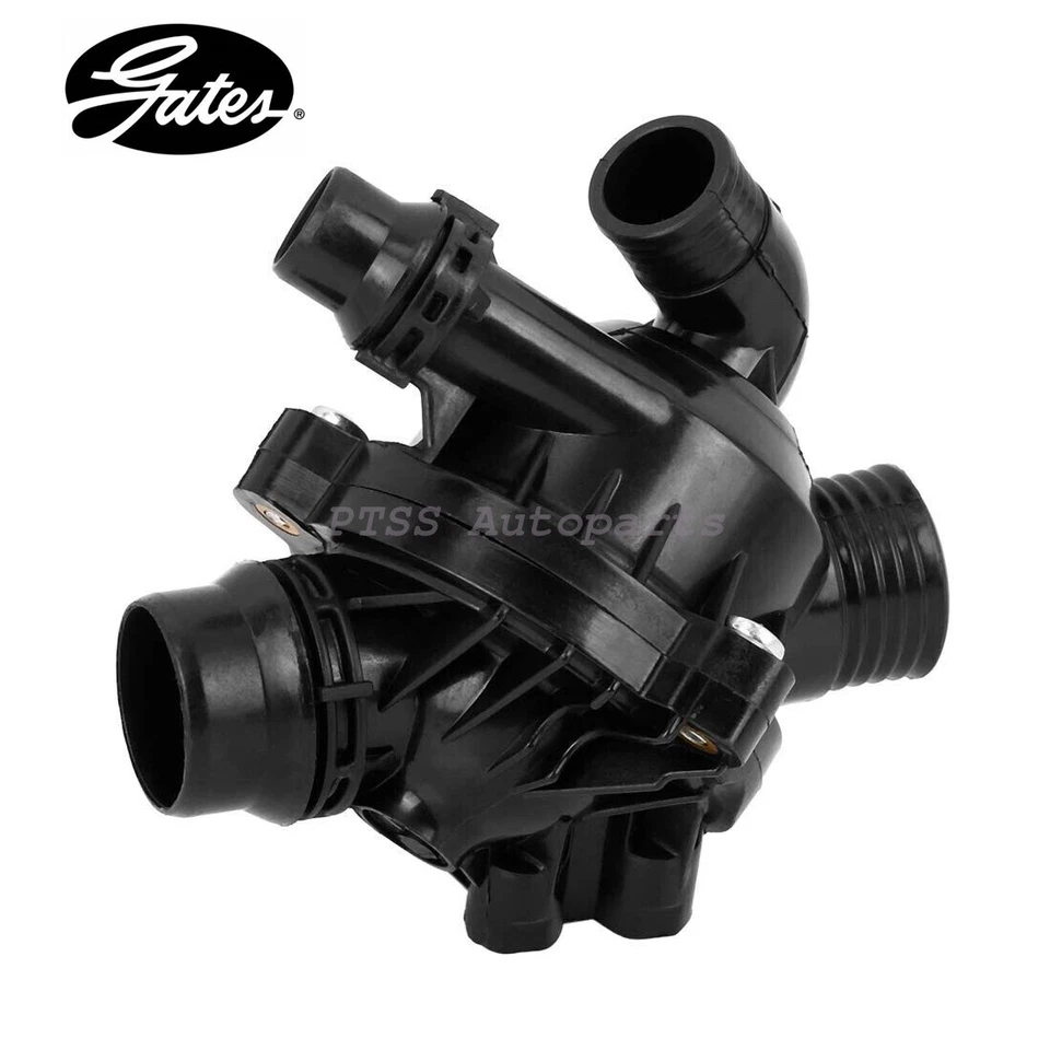 11537601158 原始设备制造商盖茨冷却液恒温器适用于宝马 135i 335i 335xi X5 X6 3.0 — 第 2/4 张图片