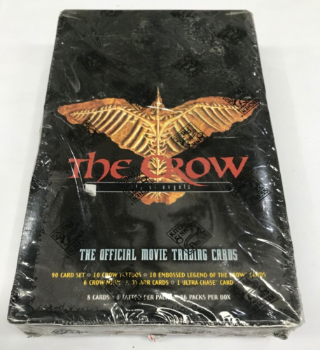 1996 The Crow: City Of Angels Movie Trading Card Factory Sealed box (36 packs) - Photo 1/4