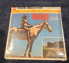 Vintage GAF View Master 3D Pictures "Indians of the Southwest" B721 1957