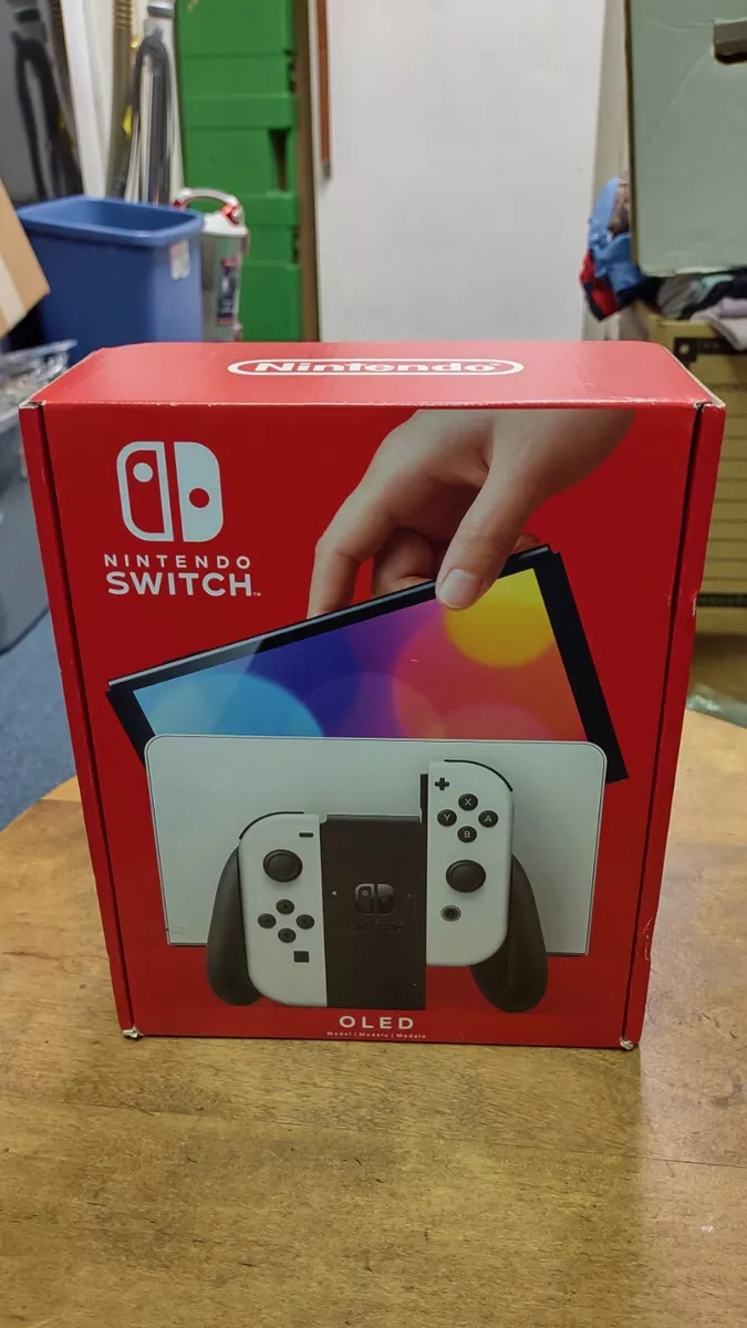 Nintendo Switch OLED Model White Joy Con 64GB Console HD Screen