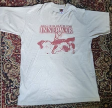 BRIGHTER DEATH NOW COLD MEAT INDUSTRIAL AMBIENT VTG 90s SINGLE STITCH XL T-SHIRT