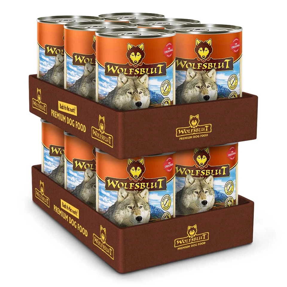 Wolfsblut - Adult - Alaska Salmon - Lachs mit Kartoffeln - 12 x 395 g - Bild 2 von 2