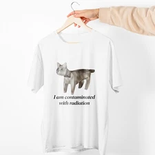 I Am Contaminated Funny Cat Meme Shirt, Ironic Shirt, Cat meme Shirt