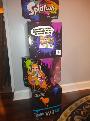 Nintendo Wii U Splatoon Display Boxes | eBay