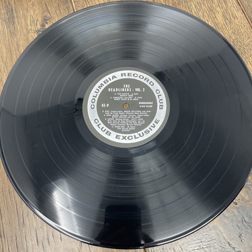 The Headliners Volume 2 Vinyl LP Columbia Records Limited Edition - Picture 4 of 4