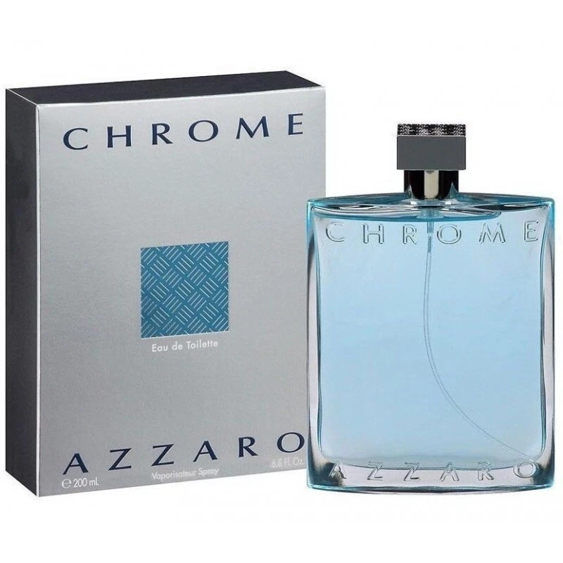 Azzaro Chrome Eau De Toilette Hommes Neuf 200 ml