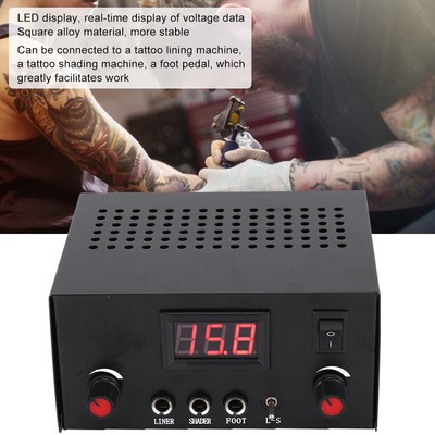 Professional Tattoo Power Supply Alloy Tattoo Power Source