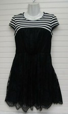 Princess Vera Wang Juniors Black/White Dress Size 3