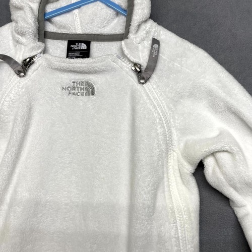 The North Face One Piece Fleece Snowsuit Toddlers 12-18M White Logo Long Sleeve - Picture 3 of 9