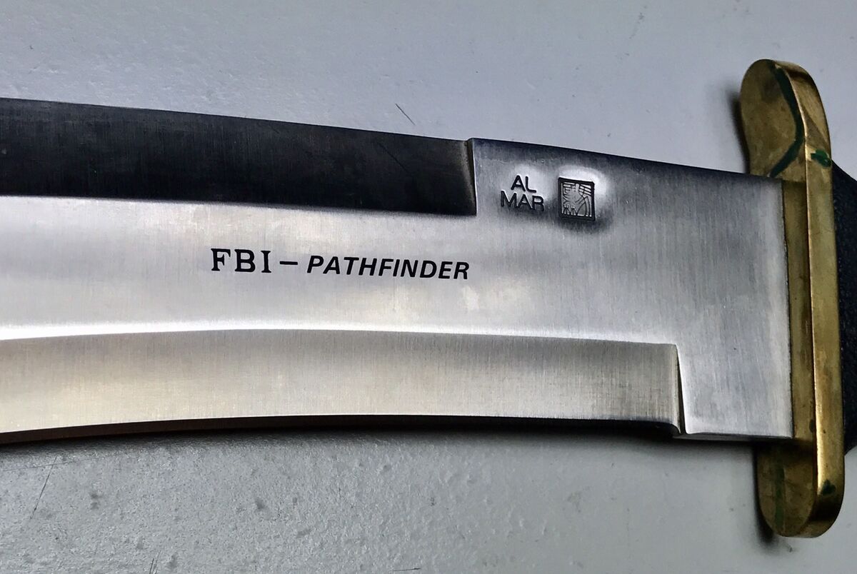 Vintage 1980' Al Mar FBI-Pathfinder Dagger Knife Seki Japan Vintage 1980' Al Mar FBI-Pathfinder Dagger Knife Seki Japan