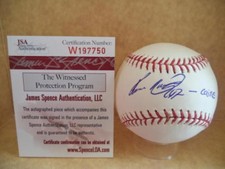 IVAN NOVA - CAINE PITTSBURGH PIRATES SIGNED AUTOGRAPH M.L. BASEBALL JSA W197750