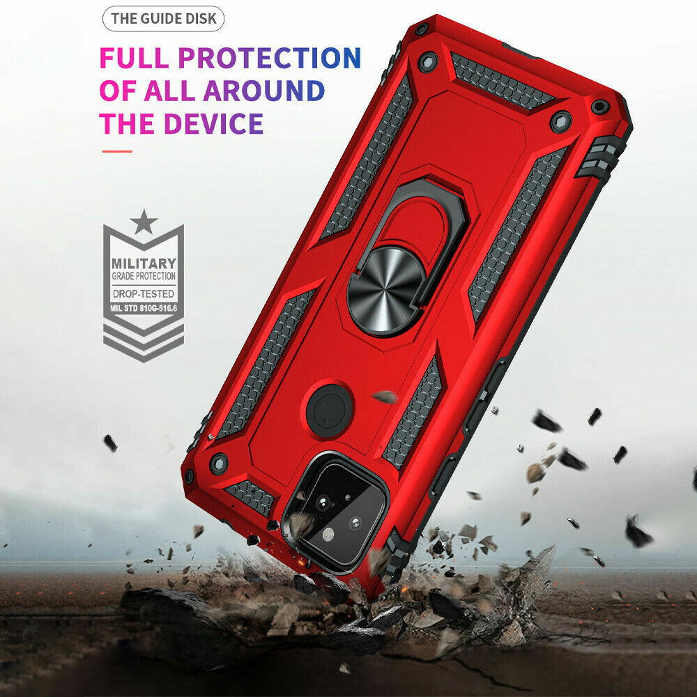 Case Ring Kickstand Armor Shockproof Hybrid Cover For Google Pixel 5a 5G 4XL