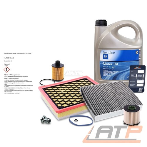 Komplettes Filter-Set Für Auto - Ölfilter, Luftfilter, Innenraumfilter, Kraftstofffilter