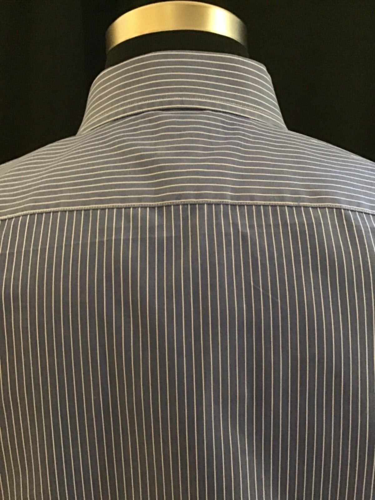 J. Crew, size, 1717.5, XL, blue, white, striped, spread collar dress