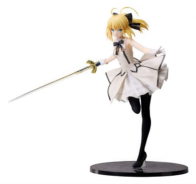Fate Saber Artoria Pendragon Lily 17 Zoll 1/4 Figur PVC Statue B-Stil befreit...