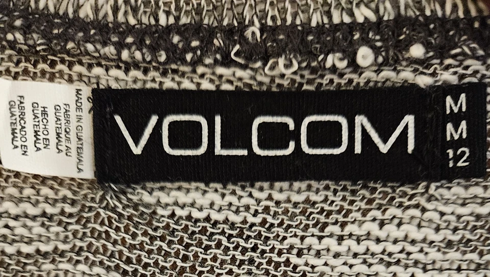 NUEVO CON ETIQUETAS VOLCOM MUJER MED BREZO NEGRO ABRIGO VENTA AL POR MENOR $35 Foto 3 de 4