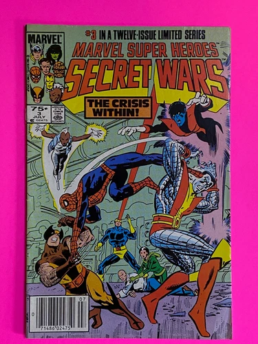 MARVEL SUPER HEROES SECRET WARS #3 (1984) 1ST TITANIA AND VOLCANA NEWSSTAND