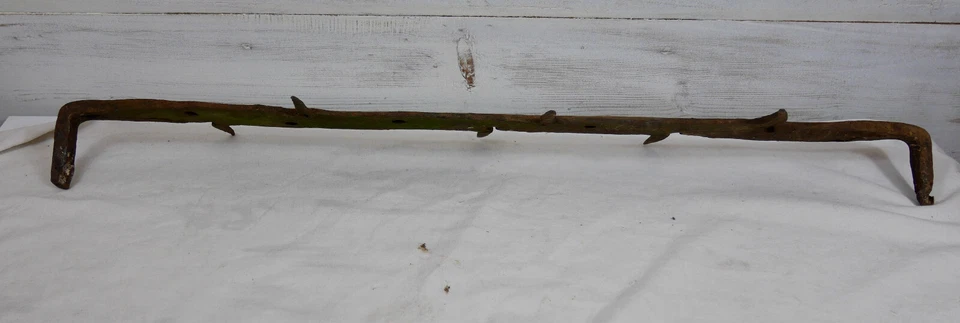 ancienne barre a pic grille defense fenetre fer forgé Window Bar XVIII th - Photo 2/4