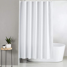 Image of Blue Canyon Extra Long Shower Curtains 100% Polyester Shower Curtain | Anti-Bac