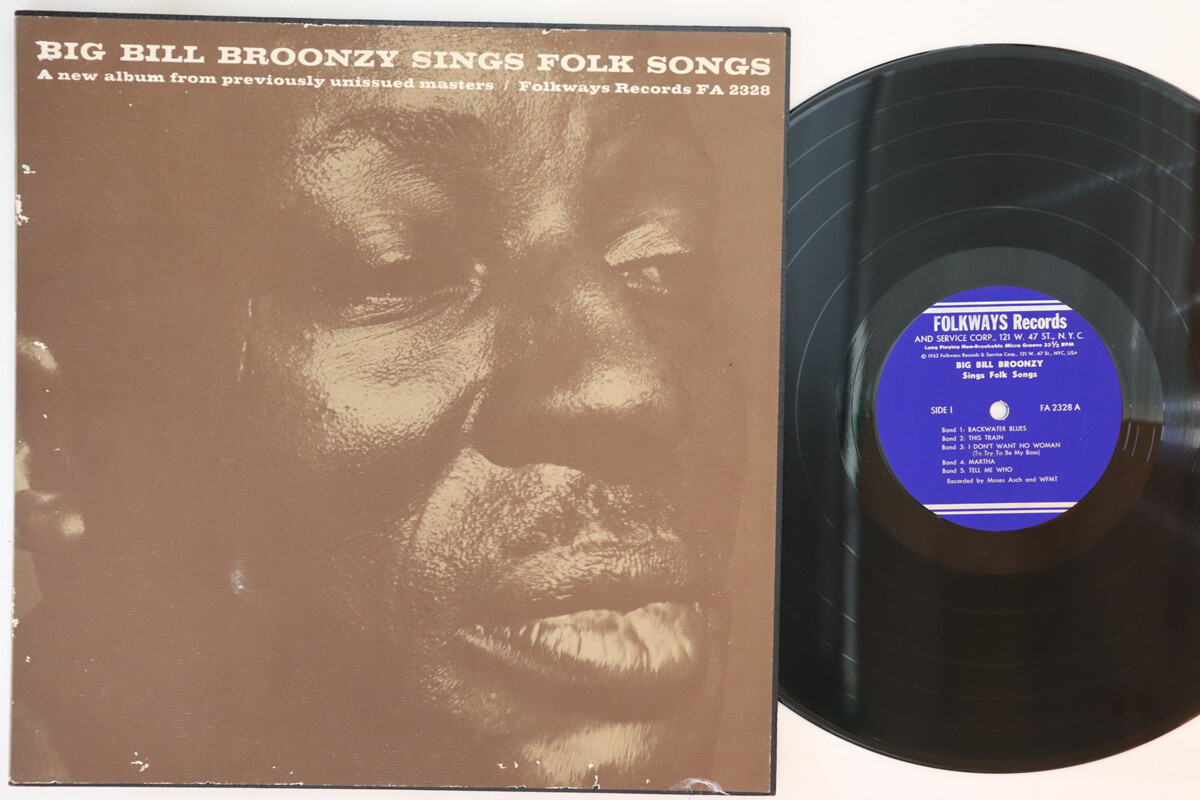 米LP Big Bill Broonzy Sings Folk Songs FA2328 FOLKWAYS /00260 Big Bill Broonzy-LP-Folkways FA 2328 (Big Bill Broonzy Sings