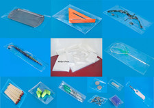 25 Pack Clear 8 x 9 Poly Bags ULINE High Quality 2 MIL Thick Flat Open Top