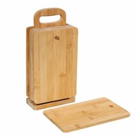 Zassenhaus 6X FrüHstüCksbrettchen Mit StäNder 054156 Bambus FrüHstüCksbrett