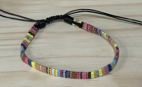 Ethnic Style Geometric Cloth Anklet (C)