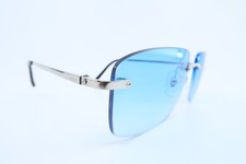 Occhiali da sole vintage Cartier PARIS senza montatura titanio 56-18 135 SL# 3532195 Francia