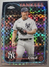 2024 Topps Chrome X-FRACTOR Parallel #164 Gerrit Cole New York Yankees