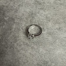 Pandora White Heart size 52 Ring