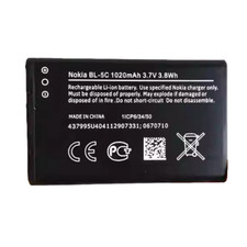 1020mAh Replacement Battery for Mobile Phone New Nokia 105 4G Model TA-1389 BL5C