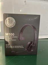Bluetooth V5.0, Wireless Headset with Noise Canceling