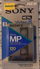 SONY METAL VIDEO 8  120 P6-120MP 8mm VIDEO CASSETTE  BRAND NEW UNOPENED JAPAN
