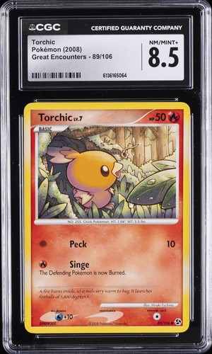 Torchic graded CGC 8.5 for sale on eBay
