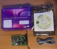 Conexant RS56/SP-PCI 56Kbps V.90 V.92 K56flex Modem Sound/Speakerphone support