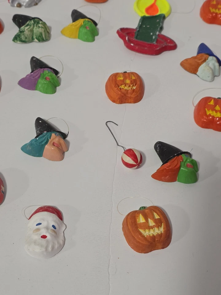 Mini refrigerador pintado a mano 28 cerámica NAVIDAD Y HALLOWEEN... Foto 3 de 4