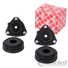 2x FEBI FEDERBEINLAGER VORDERACHSE passend für FORD FIESTA V FUSION MAZDA 2