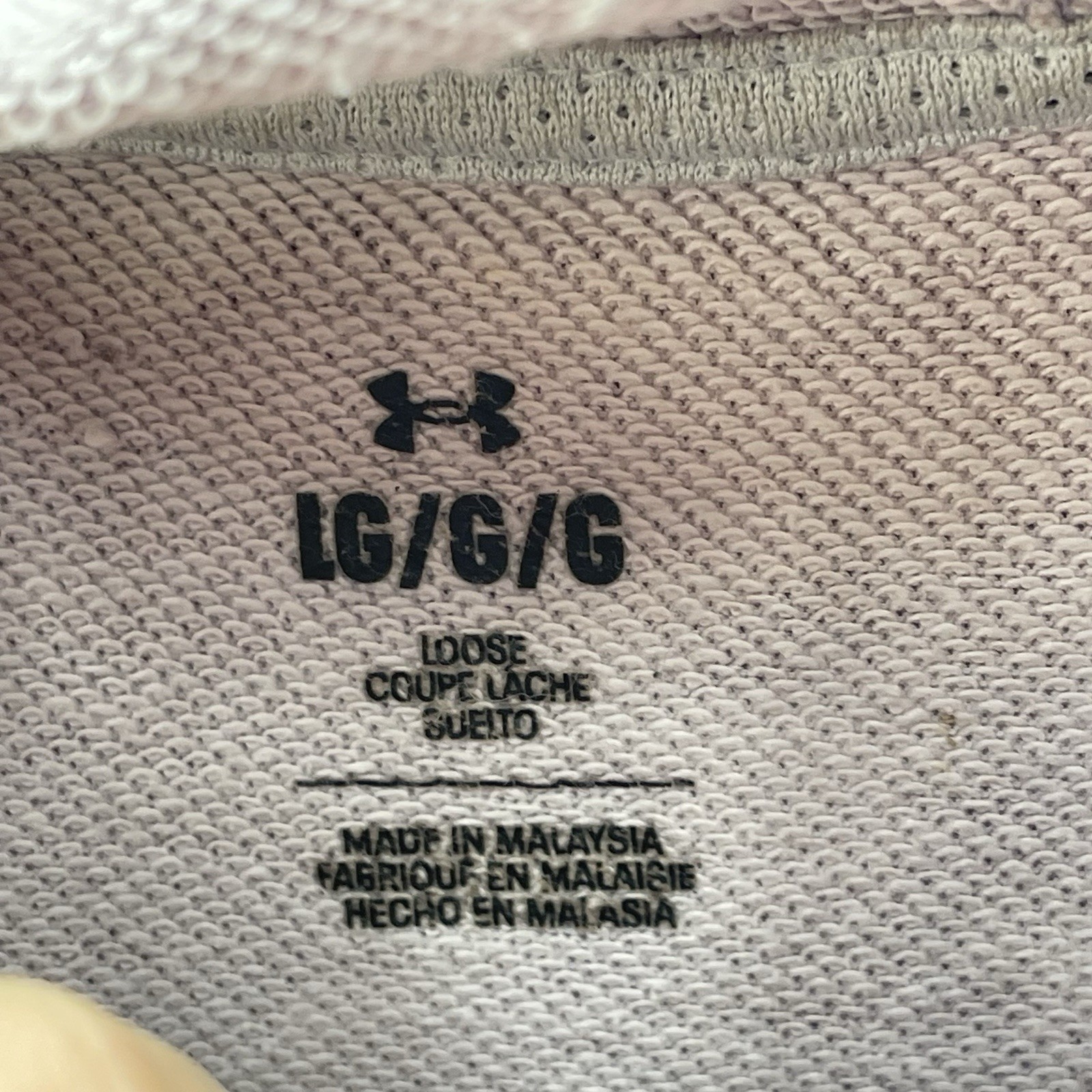 Under Armour Project Rock Hoodie Men Large Purple Sleeveless Tye Dye Streetwear* thumbnail 9