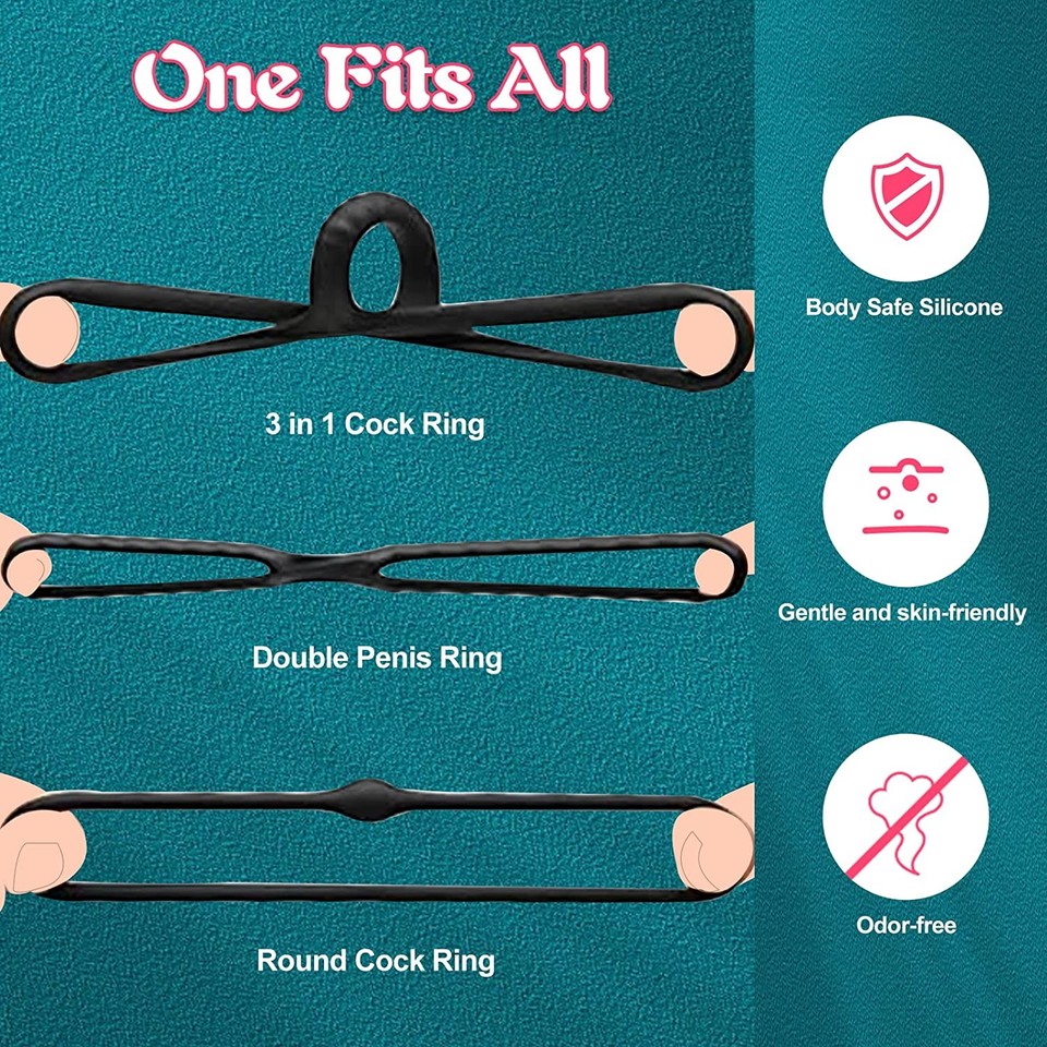 6pcs-cock-ring-silicone-triangle-penis-corkring-stronger-bigger-sex