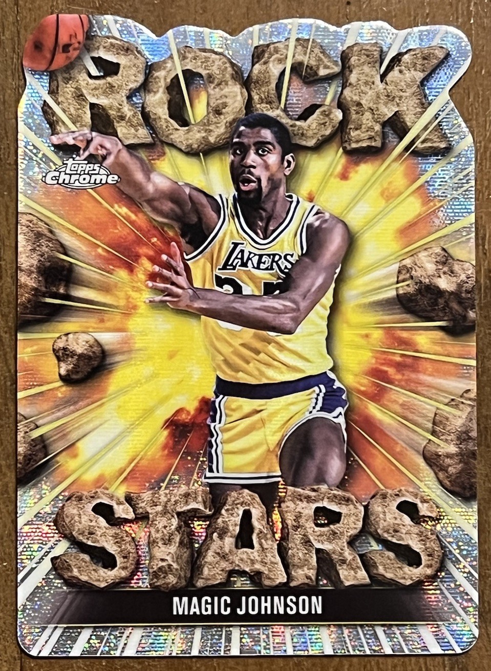 2025-26 Topps Chrome Magic Johnson SSP Rock Stars RS-11