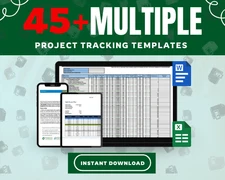 45+ Multiple Project Tracking Templates | Excel, Word & Project Management Tools