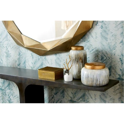 Cyan Design 10424 Spirit Drip Olive Glaze Container - Picture 3 of 9