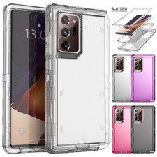 For Samsung Galaxy Note20 Note20 Ultra Transparent Case Bumper Thin Phone Cover