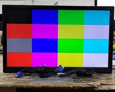 HP V241p K0Q34A 23.5" LCD Monitor DVI VGA SEE NOTES