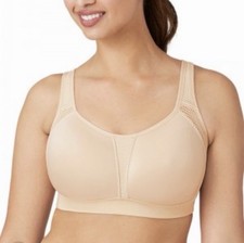 Wacoal 852302 Kerri Sport Contour Wire Free Sports Bra Nude Sz 38DDD